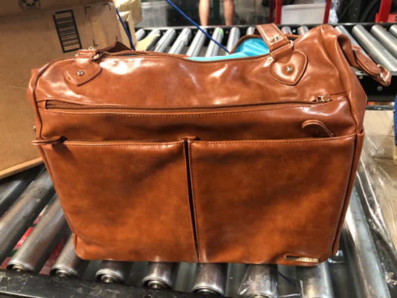 Photo 1 of ***USED*** Mominside Leather Diaper Bag Backpack with 14 Pockets (4 Insulated), and Changing Pad, Brown