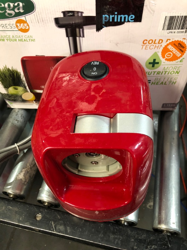 Photo 5 of *Used/Dirty* Omega Cold Press 365 Masticating Juicer in RED.