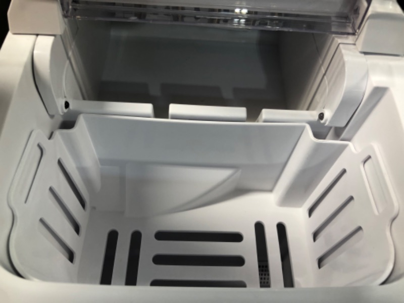 Photo 8 of *Missing Scoop* XDS Countertop Self-Cleaning Ice Maker with Ice Scoop and Basket, Make 27 Lbs in 24 hrs