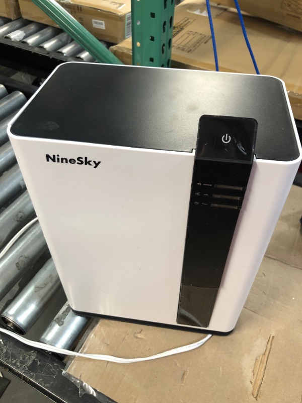 Photo 3 of *Minor Scratches* NineSky Dehumidifier, 88 OZ Water Tank, with Auto Shut Off, 5 Colors LED Light