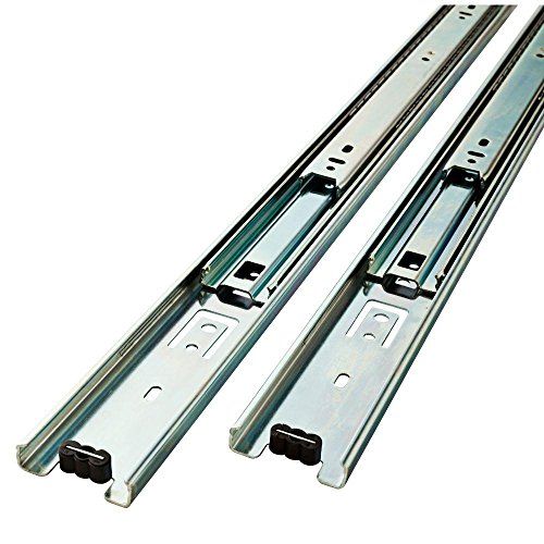 Photo 2 of 1PK 28 In,100 LB Capacity Full Extension Soft/Self Close Ball Bearing Side Mount Drawer Slides