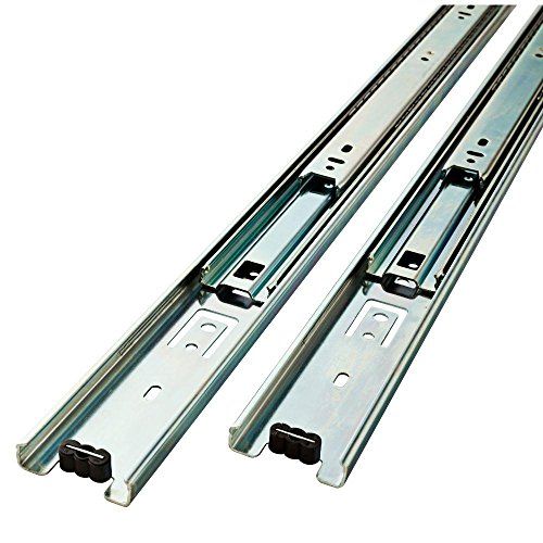 Photo 1 of 1PK 28 In,100 LB Capacity Full Extension Soft/Self Close Ball Bearing Side Mount Drawer Slides