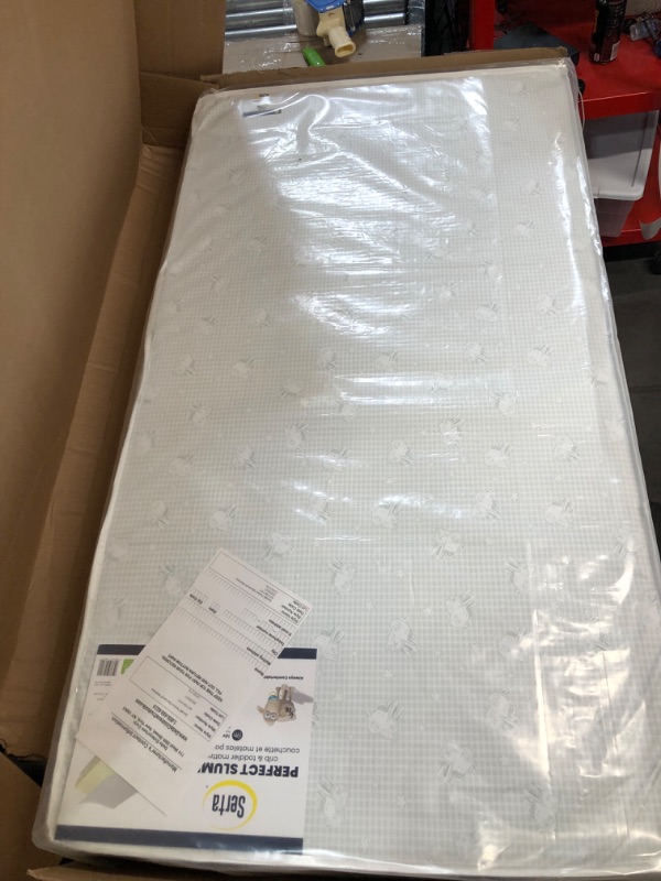 Photo 3 of [Factory Sealed] Serta Perfect Slumber Dual Sided Crib and Toddler Mattress 