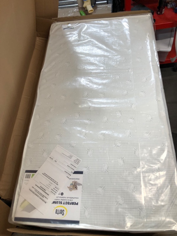 Photo 2 of [Factory Sealed] Serta Perfect Slumber Dual Sided Crib and Toddler Mattress 