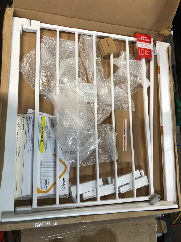 Photo 2 of [Brand New] Safety 1st Easy Install 28" High Walk Thru Gate, 38x28 Inch - White