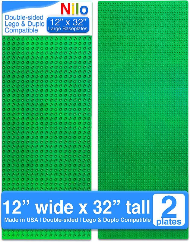 Photo 1 of [Minor Damage] NILO Classic Green Baseplate, 2-Pack 12"x32" Double-Sided,