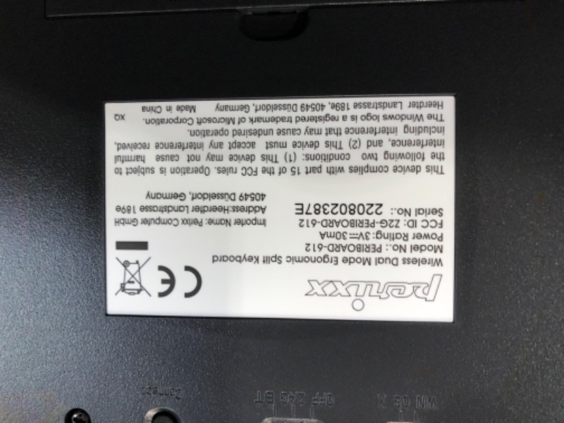 Photo 6 of [Functional] Perixx Periboard-612 Wireless Ergonomic Split Keyboard