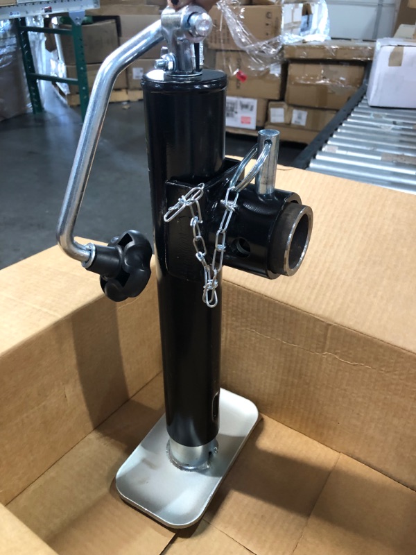 Photo 3 of CURT 28350 Weld-On Pipe-Mount Swivel Trailer Jack, 5,000 lbs. 10-3/4 Inches Vertical Travel