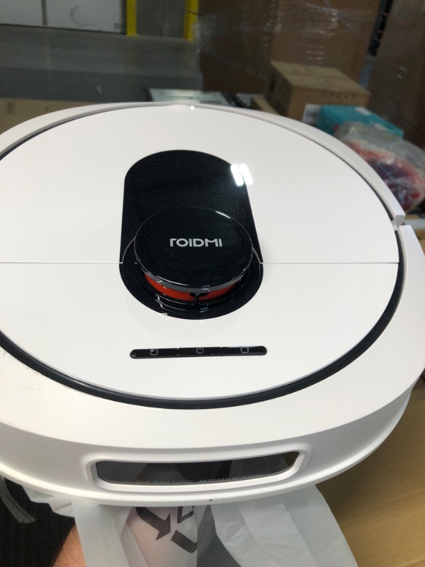 Photo 3 of **PART ONLY**
ROIDMI EVA Robot Vacuum and Mop Combo with Self Emptying and Auto-Mopping Station, Smart Robotic Vacuum Cleaner for Pet Hair, Hard Floor, Carpet, Obstacle Avoidance