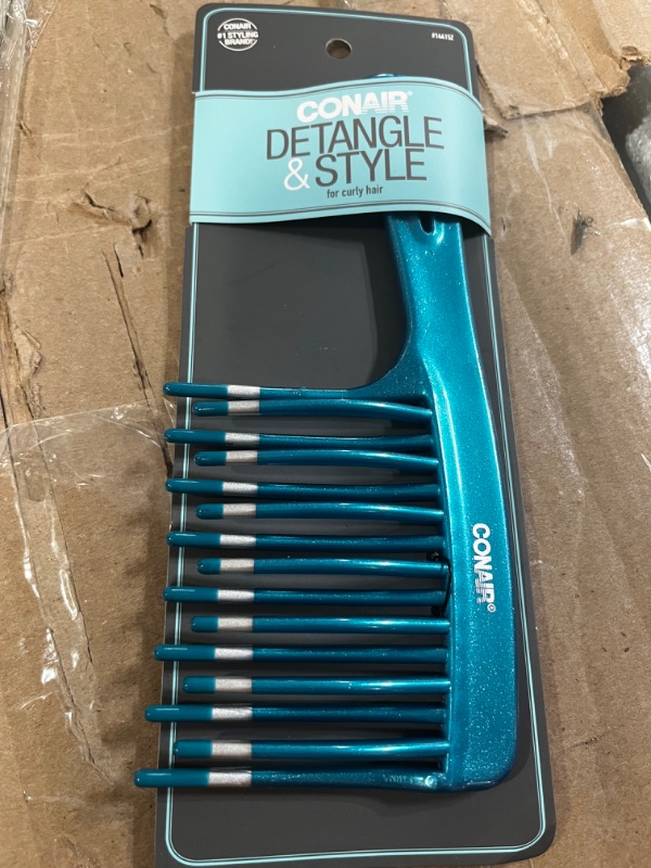 Photo 2 of Conair Comb Detangle, 3.2 Ounce, Colors may vary, 1 Pack