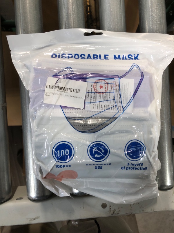 Photo 1 of 100 Count Disposable Masks