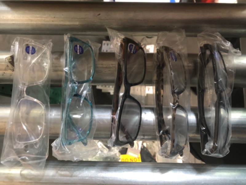 Photo 3 of **USED BUT APPEARS NEW**  GAOYE 5-Pack Reading Glasses Blue Light Blocking with Spring Hinge