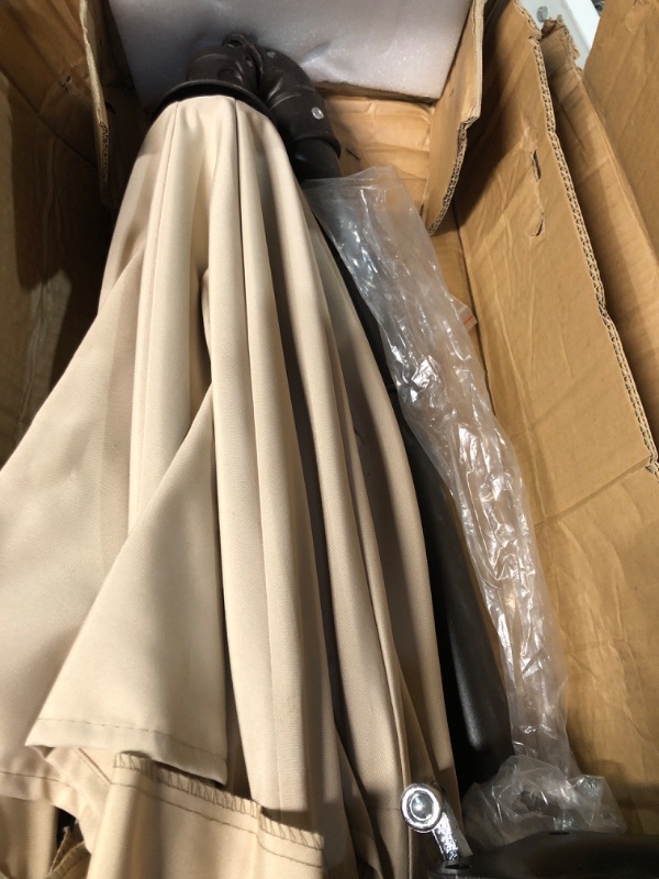Photo 1 of *STOCK PHOTO FOR REFERENCE ONLY* Patio Umbrella Replacement Canopy Beige