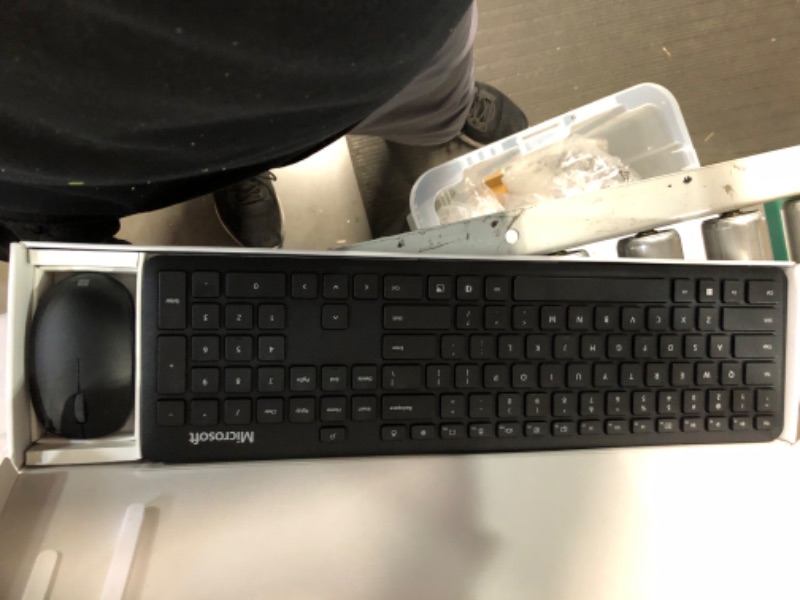 Photo 3 of Microsoft Designer Bluetooth Desktop Keyboard and Mouse - Black. Utra-Thin, Wireless