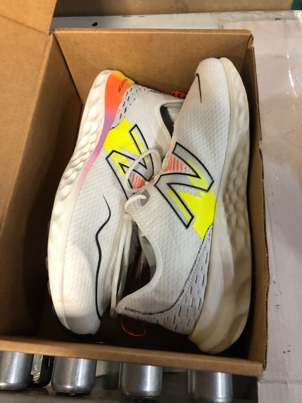 Photo 3 of ***USED***
New Balance Men's Fresh Foam SPT V4 Running Shoe 12 White/Neon Dragonfly