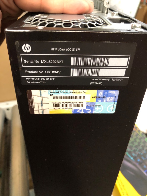 Photo 5 of Hp Elitedesk 800 G1 Desktop Computer - Intel Core I7 I7-4770 3.4ghz