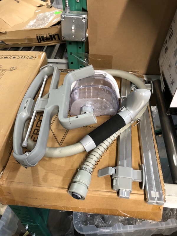 Photo 7 of **USED*** 
salav professional series dual bar garment steamer with foot pedals, gs45dj silver