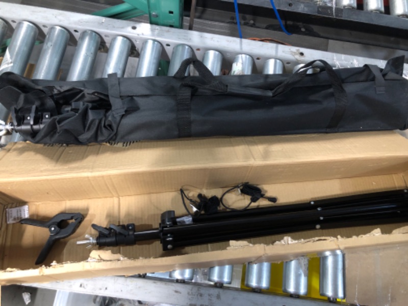 Photo 1 of SLOW DOLPHIN Photo Video Studio 10Ft Adjustable Backdrop Support System Kit Background Stand with Carry Bag