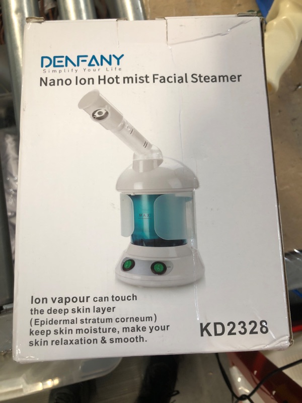 Photo 3 of Facial Steamer - Nano Ionic Face Steamer with 360° Rotatable Sprayer,  White