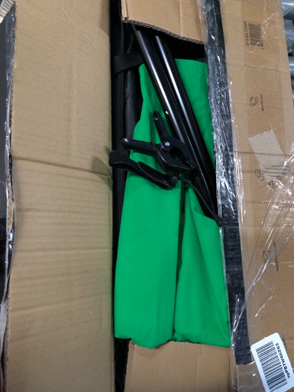 Photo 2 of Heysliy Green Screen Backdrop Kit with Support Stand