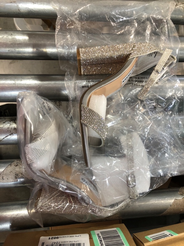 Photo 2 of [USED] Steve Madden Women's Carrson Heeled Sandal 7.5 Crystal