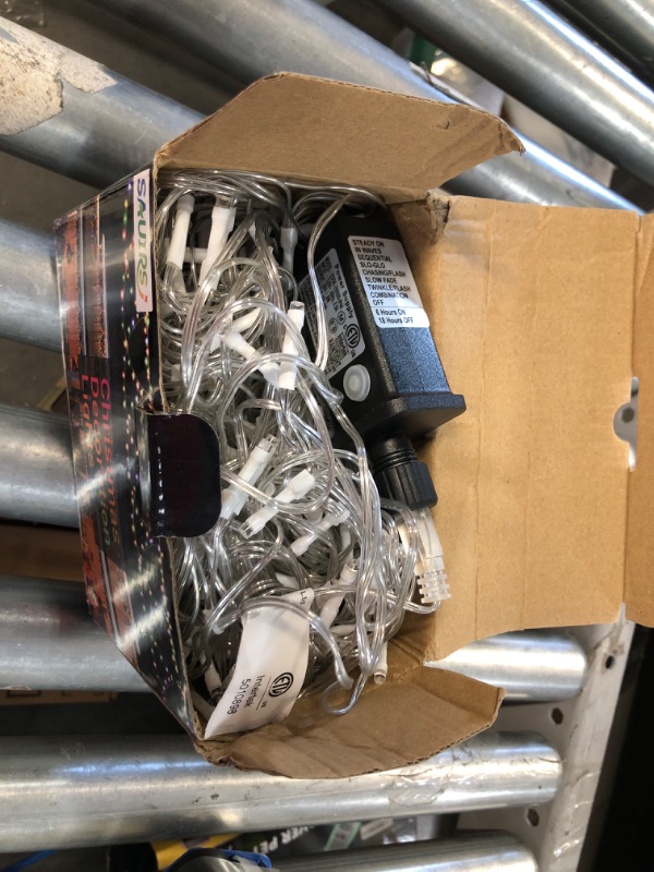 Photo 2 of [USED] Christmas Led Lights,Christmas Half-Round String Lights 49FT 447 LED Blue)