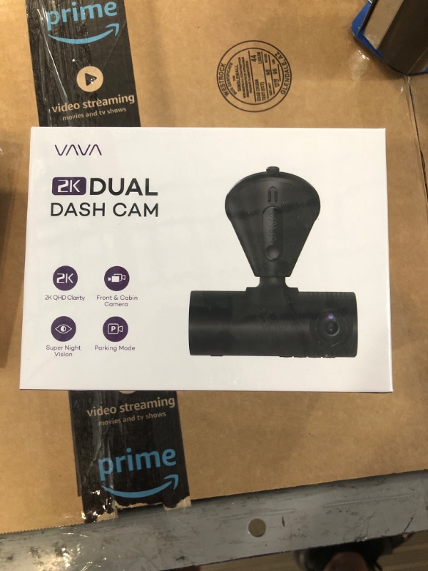 Photo 3 of *BRAND NEW* VAVA VD009 Dual Dash Cam, 2K Front 1080p Cabin 30fps Car Camera, 