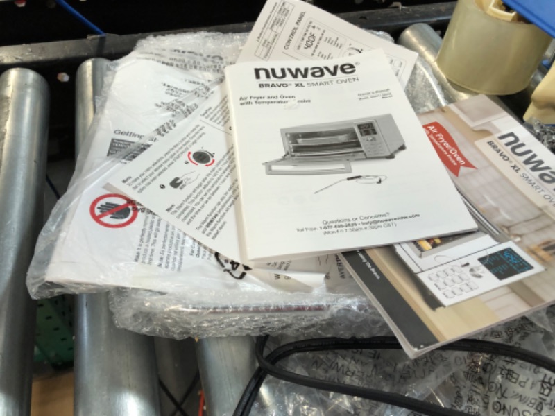 Photo 3 of [dented!] NUWAVE Bravo Air Fryer Toaster Smart Oven, 12-in-1 Countertop Convection, 30-QT XL Capacity