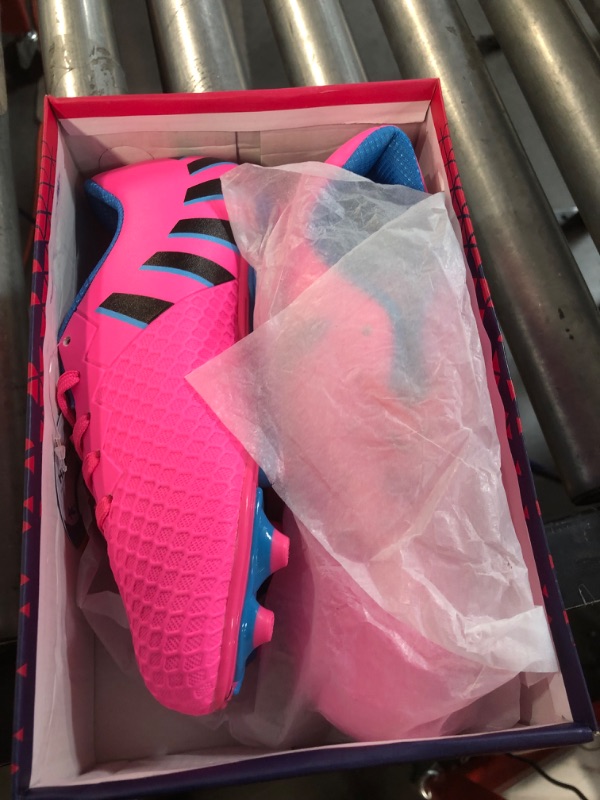 Photo 2 of Hawkwell Kids Turf Soccer Shoes COLOR PINK SIZE 3