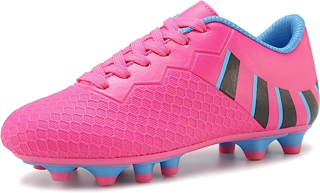 Photo 1 of Hawkwell Kids Turf Soccer Shoes COLOR PINK SIZE 3