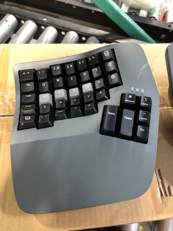 Photo 2 of KINESIS Advantage360 Split Ergonomic Keyboard - USB-C | Mechanical Switches | Fully Programmable | Contoured Shape | Adjustable Tenting | PBT Keycaps SmartSet (USB)