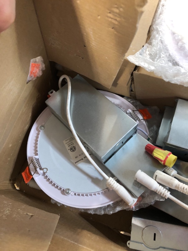 Photo 1 of TDLOL Recessed Lighting 6 Inch,6 Inch Led Recessed Light, Recessed Lighting with Junction Box, Recessed Light Fixtures