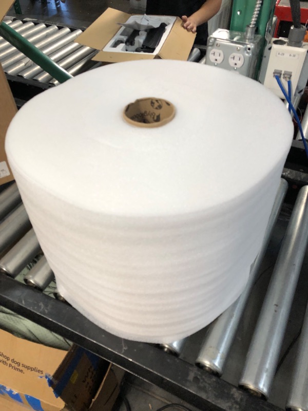 Photo 2 of Uboxes Foam Wrap Roll 320' x 12 Wide 1/16 Thick Cushion - 12 Perforation, White, FOAM11622512