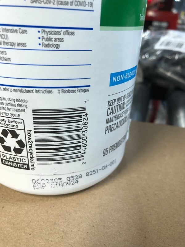 Photo 1 of CloroxPro Healthcare Hydrogen Peroxide Cleaner Disinfectant Wipes, Healthcare Cleaning and Industrial Cleaning, Clorox Wipes