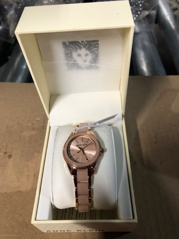 Photo 2 of Anne Klein Rose Gold & Pink Ladies Watch AK3212