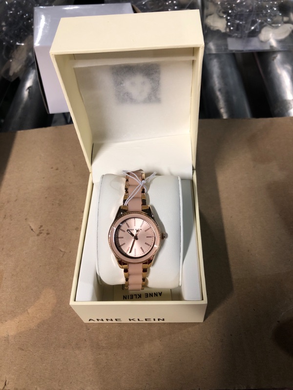 Photo 2 of Anne Klein Rose Gold & Pink Ladies Watch AK3212