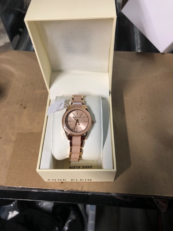 Photo 2 of Anne Klein Rose Gold & Pink Ladies Watch AK3212