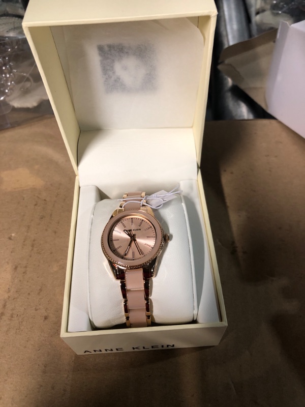 Photo 2 of Anne Klein Rose Gold & Pink Ladies Watch AK3212