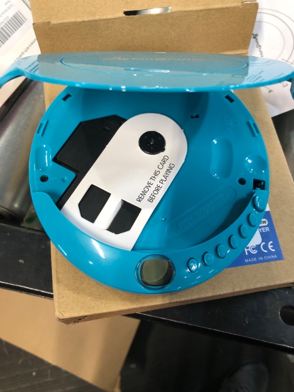 Photo 3 of ByronStatics Portable Disc CD player, Teal