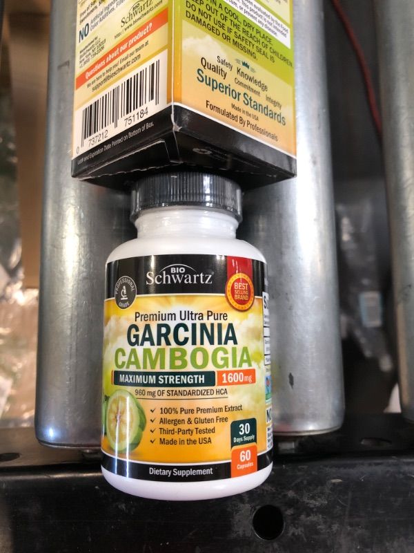 Photo 3 of Garcinia Cambogia Weight Loss Pills - Maximum Strength Appetite Suppressant & Fat Burner for Men & Women - 1600mg 