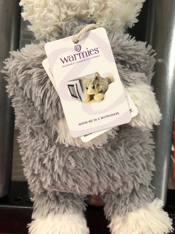 Photo 4 of *GRAY CAT ONLY* Warmies Gray Cat Cozy Plush Heatable Lavender Scented Stuffed Animal & g Cozy Plush Heatable Lavender Scented Stuffed Animal