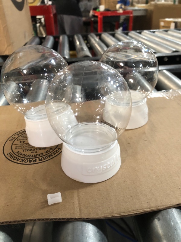 Photo 1 of *STOCK PHOTO FOR REFERENCE ONLY*Creative Hobbies 5 Inch (130mm) DIY Snow Globe Water Globe - Clear Plastic with Screw Off Cap | Perfect for DIY Crafts and Customization 1 5 Inch