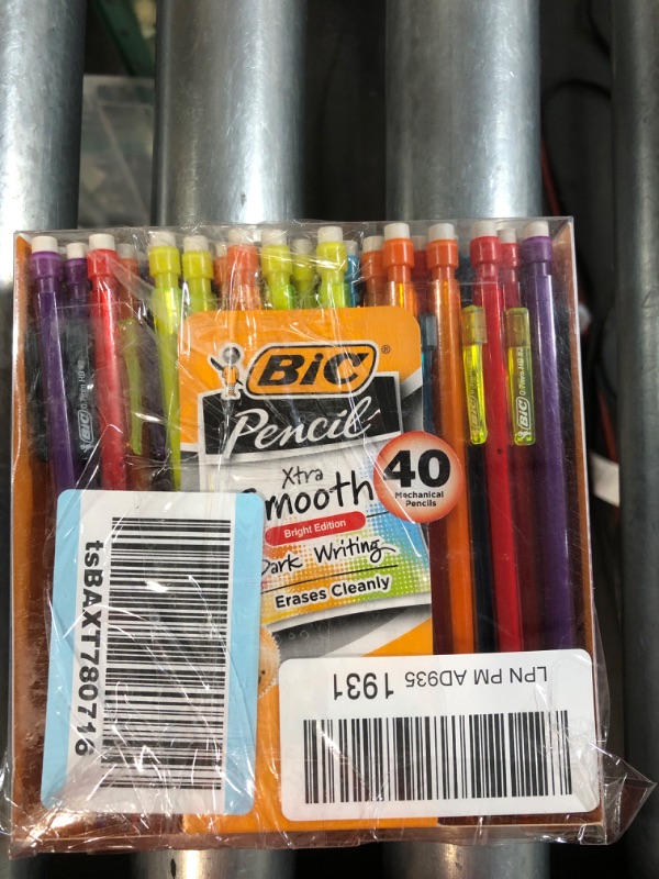 Photo 2 of BIC Xtra Smooth Mechanical Pencil Bright Edition 0.7 mm, 40 Count