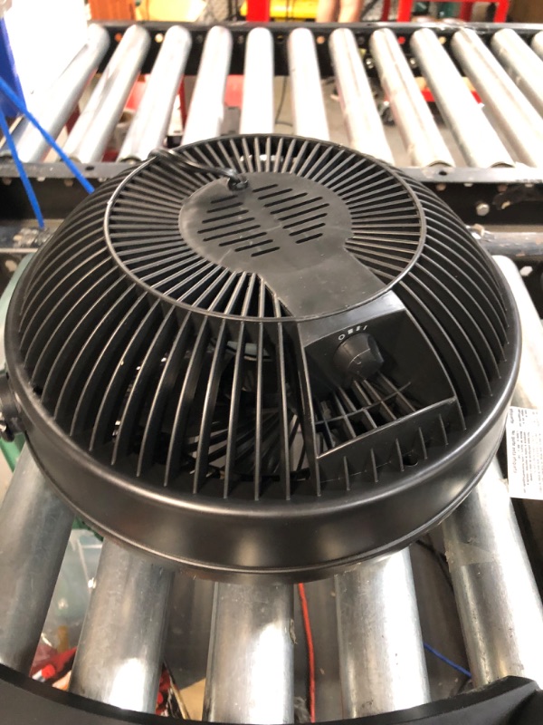 Photo 3 of 12 in. 3 Speed Whole Room Circulator Floor Fan