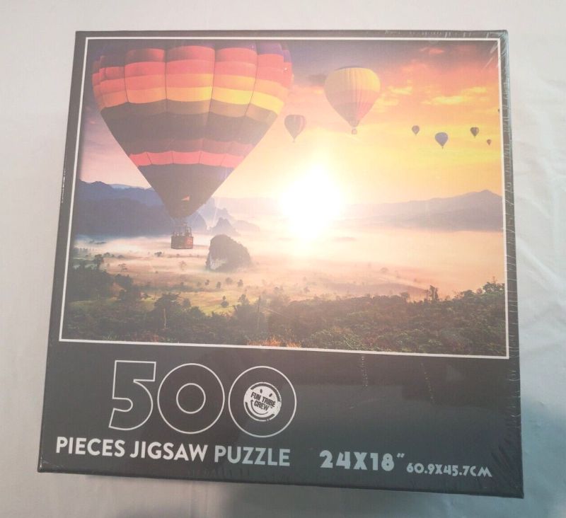 Photo 1 of Dowdle Jigsaw Puzzle - Up, Up and Away - 500 Piece