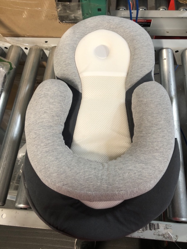 Photo 2 of Babymoov Original Baby Lounger & Infant Floor Seat (Baby Registry Must-Have)), Gray Lounger 0+