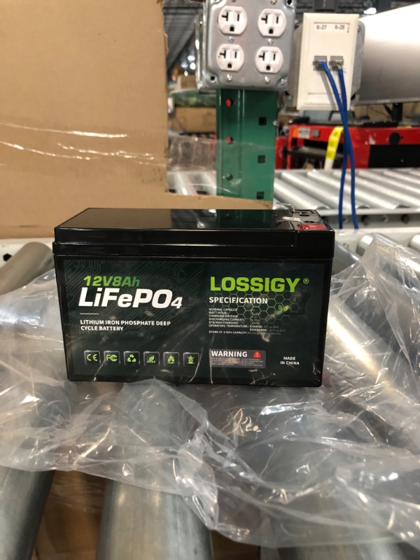 Photo 2 of 12V 100Ah LiFePO4 Battery, 1280Wh Deep Cycle Lithium, Built-in 50A BMS 1 Count 