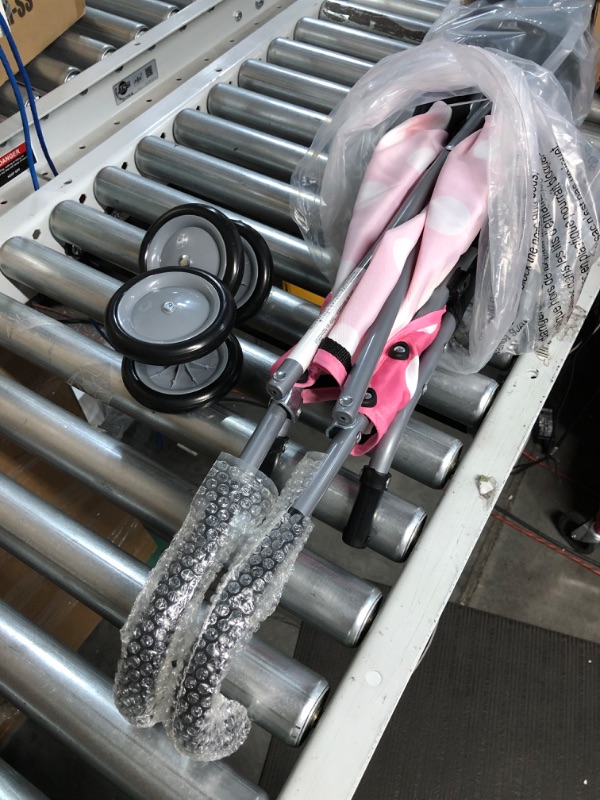 Photo 2 of Disney Umbrella Stroller with Basket, Pink Minnie