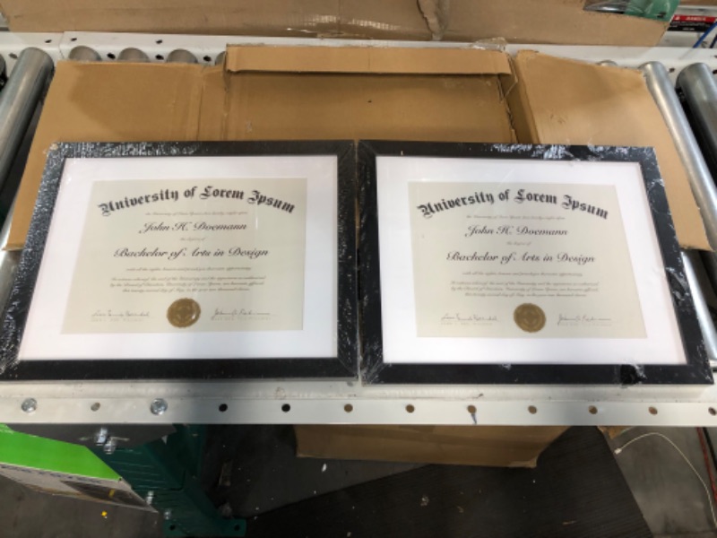 Photo 1 of 16"x13" 2 Pack Diploma/Certificate Frames