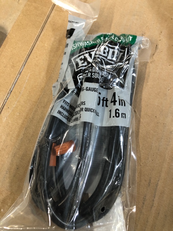 Photo 2 of 5 ft. 4 in. 16/3 3-Wire Dishwasher Power Cord Kit